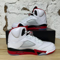 Air Jordan 5 Fire Red Black Tongue (2025) Sz 10 DS