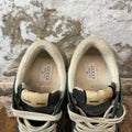 Gucci Ultrapace Green Snakeskin Gray Sneaker Sz 9.5