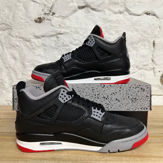 Air Jordan 4 Bred Reimagined Sz 9.5