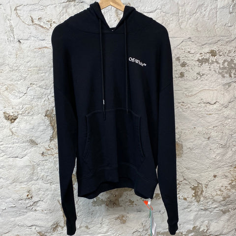 Off White Crowning Hoodie Black Sz XL DS
