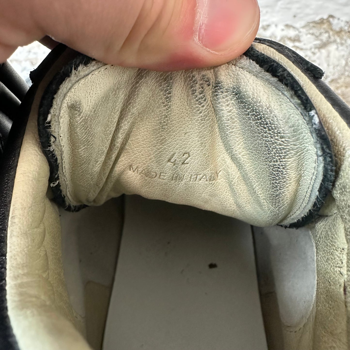 Maison Margiela Replica High Black Gold Sole Sz 9 (42)