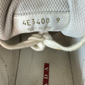 Prada Americas Cup Red Patent Grey White Sneaker Sz 9
