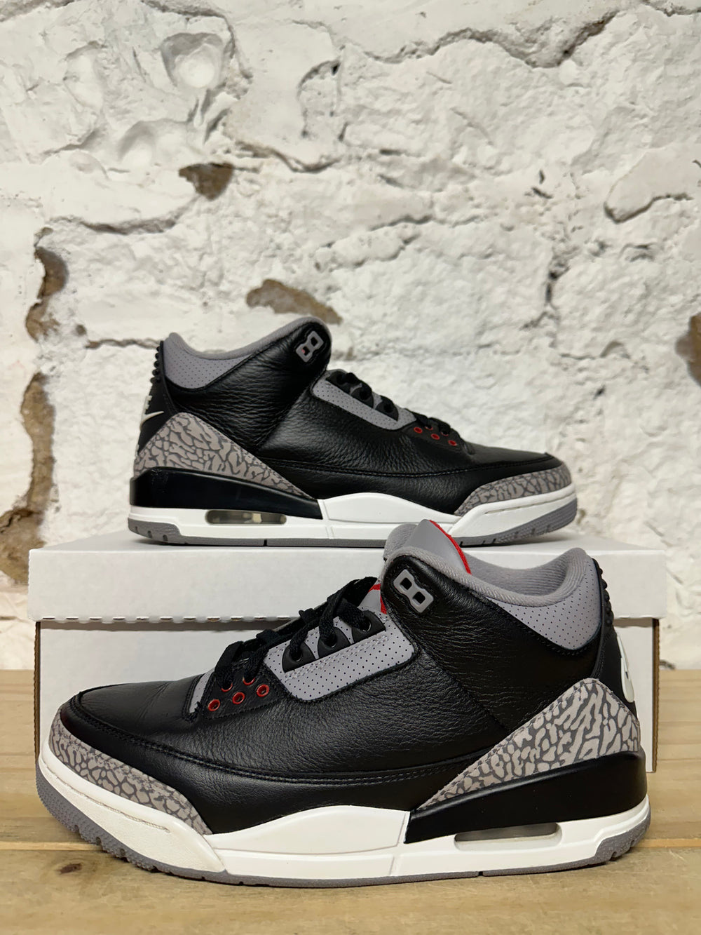 Air Jordan 3 Black Cement Sz 9