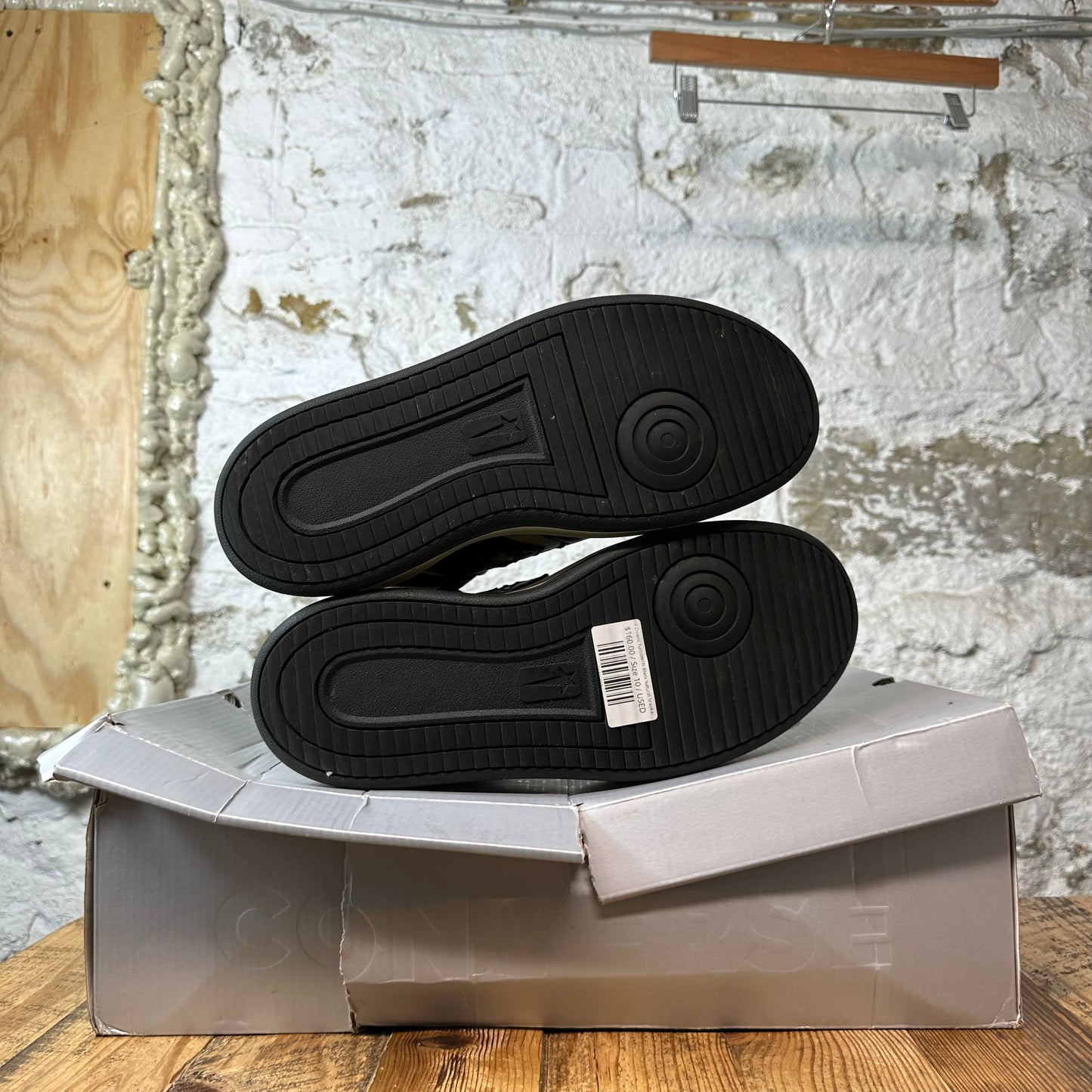 Rick Owens TurboWPN Black Natural Sneaker Sz 10