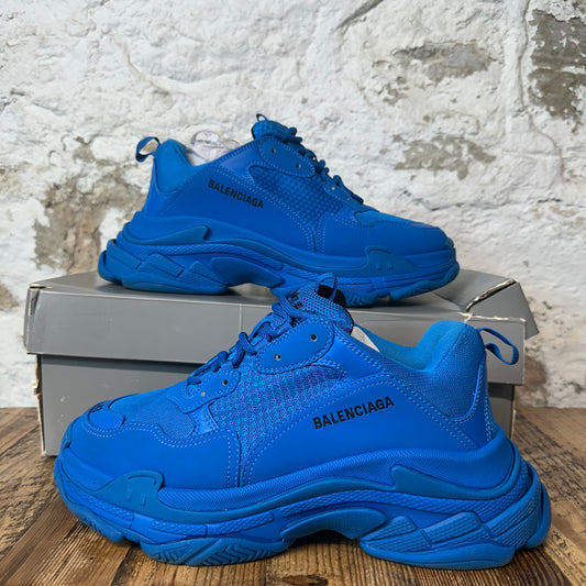 Balenciaga Triple S Triple Blue Sneaker Sz 10 (43)