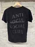 Anti Social Social Club Fragment White Black T-Shirt Sz S