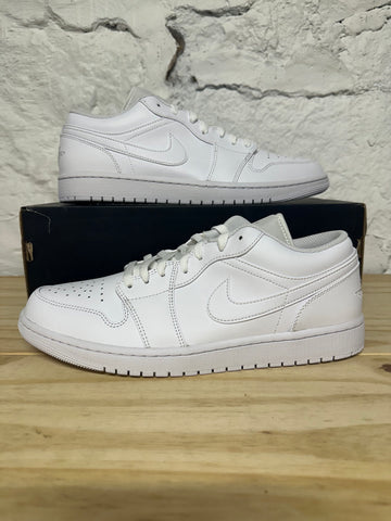 Air Jordan 1 Low Triple White Sz 11 DS