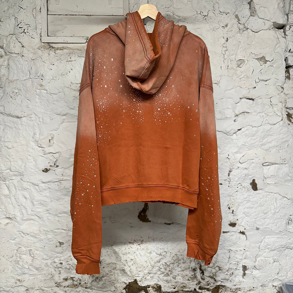 Vale Classico Orange Zip Up Hoodie Sz XXL