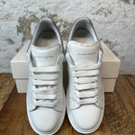 Alexander Mcqueen Gray Suede Tab White Sneaker Sz 10 (43)