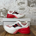 Gucci Rhyton White Pink Red Sneaker Sz 5.5 (37.5)