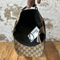 Gucci Beige GG Monogram Hat Sz XL