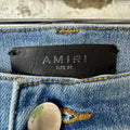 Amiri Plain Blue Denim Jeans Sz 38