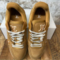 Louis Vuitton Brown Leather Trainer Sneaker Sz 10.5 (9LV)