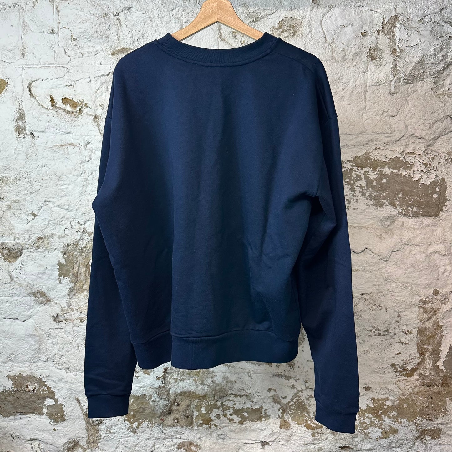 Marni Multicolor Spellout Navy Blue Crewneck Sz S (46)