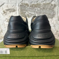 Gucci Rhyton Gucciband Black Sneaker Sz 9