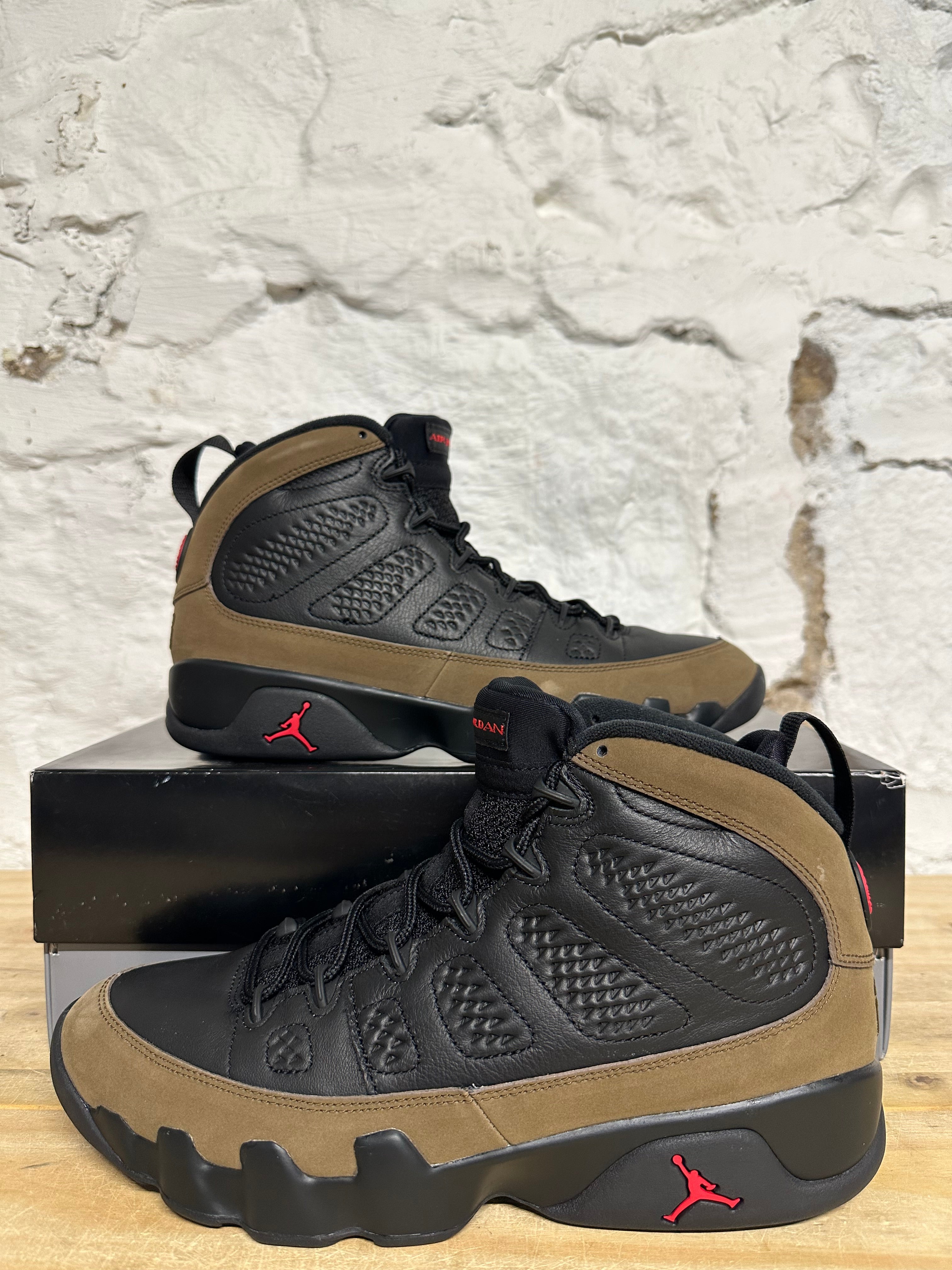 Air Jordan 9 Olive Sz 9.5