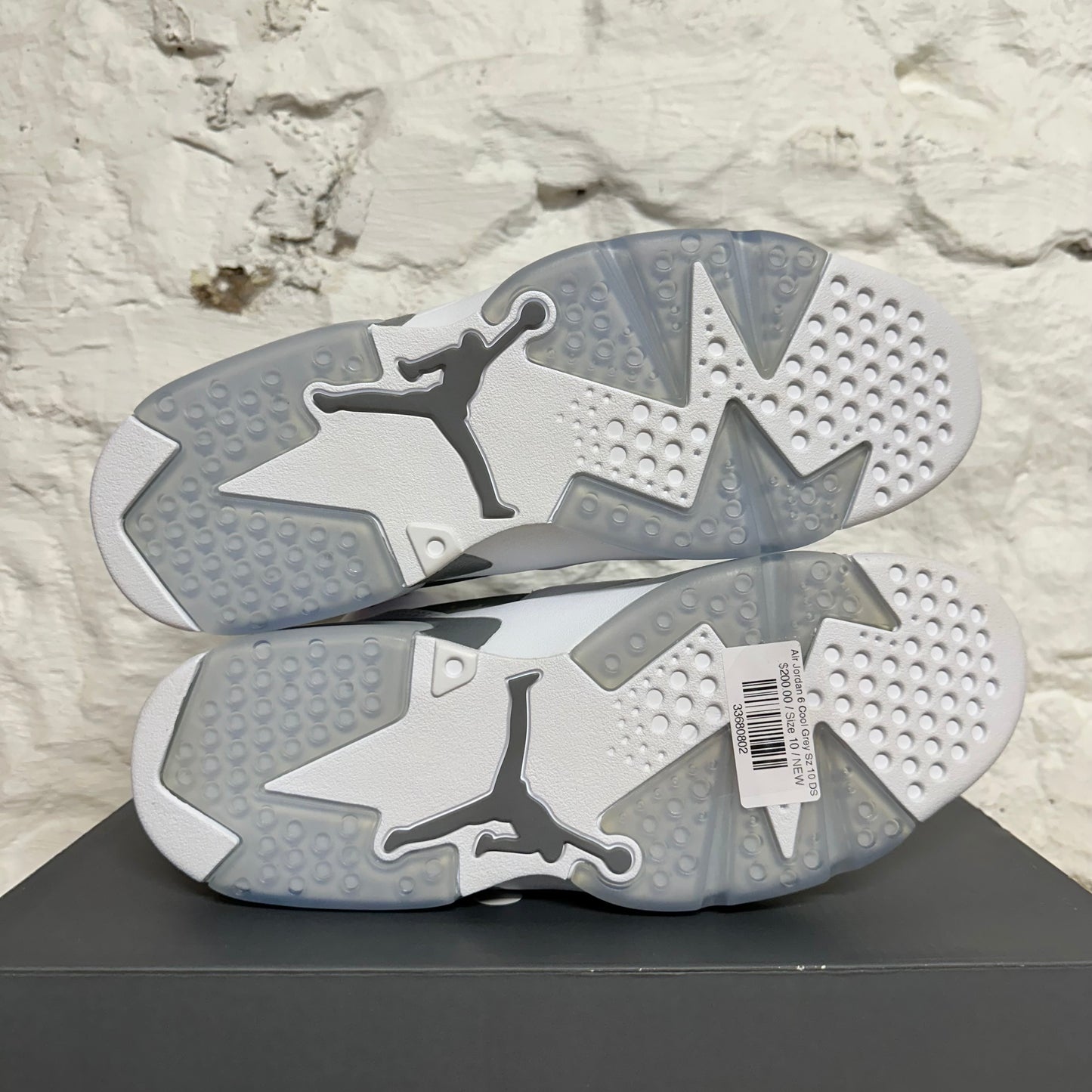 Air Jordan 6 Cool Grey Sz 10 DS
