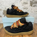 Lanvin Curb Multicolor Lace Black Sneaker Sz 9 (42)