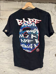 Bape Ape Shall Never Kill Ape Black Spell T-shirt Sz S