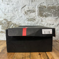 Prada Americas Cup Black Patent Grey White Sneaker Sz 10.5