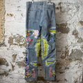 Who Decides War Durham Fusion Blue Denim Jeans Sz 34