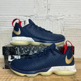 Nike LeBron 14 Low Midnight Navy Sz 8.5