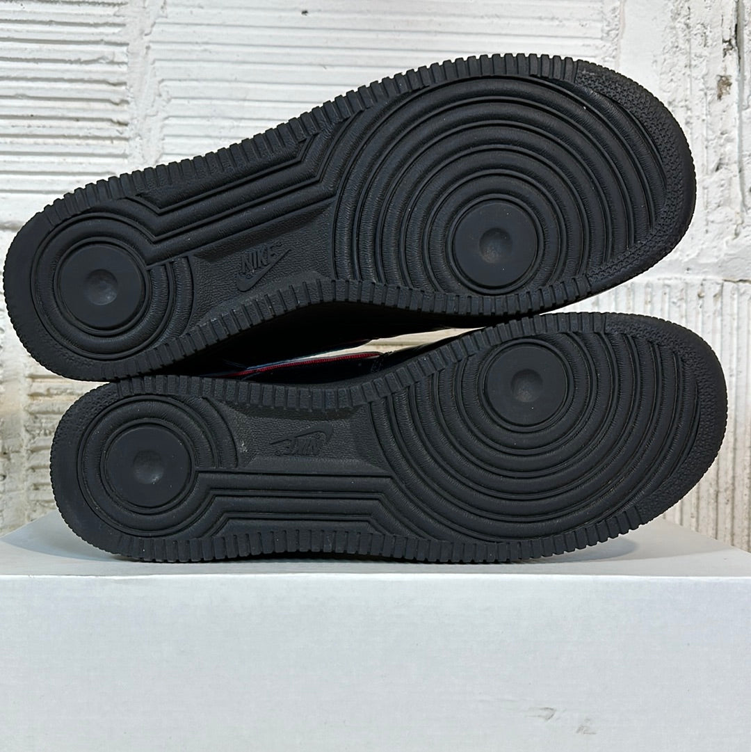 Nike Air Force 1 Low Swoosh Pack Black Sz 10.5