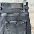 Amiri Side Gem Black Denim Jeans Sz 30