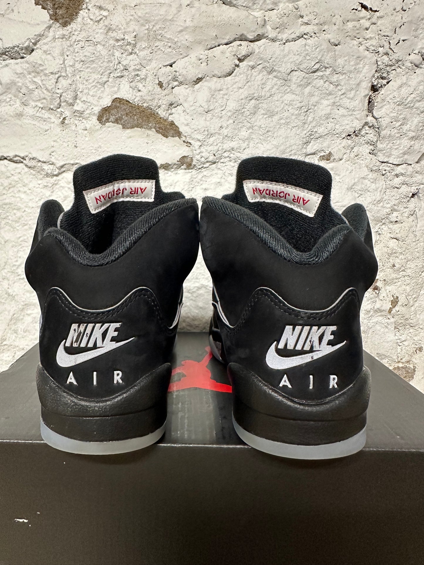 Air Jordan 5 Black Metallic Sz 3.5Y