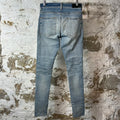 Amiri Plain Lightwash Blue Denim Jeans Sz 28
