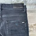 Amiri Mx1 Red Tie Dye Black Denim Jeans Sz 30