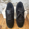 Louis Vuitton Black Suede Trainer Sneaker Sz 10 (8.5LV)