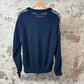 Dior Sleeve Monogram Navy Sweater Sz M