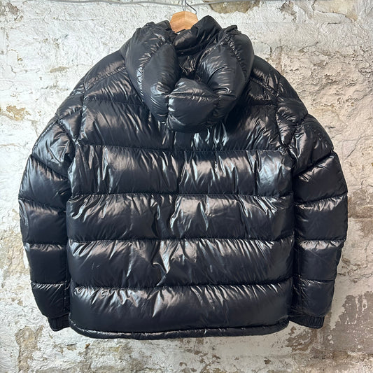 Moncler Maya Giubbotto Black Puffer Jacket Sz XL (5)