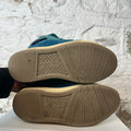 Lanvin Curb Teal Lace Blue Sneaker Sz 9 (42) No Box