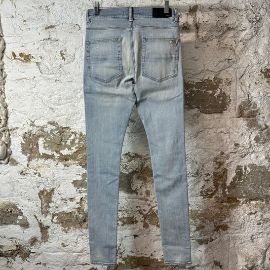 Amiri Plain Light Blue Denim Jeans Sz 28