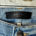 Amiri MX2 Blue Patch Blue Denim Jeans Sz 30