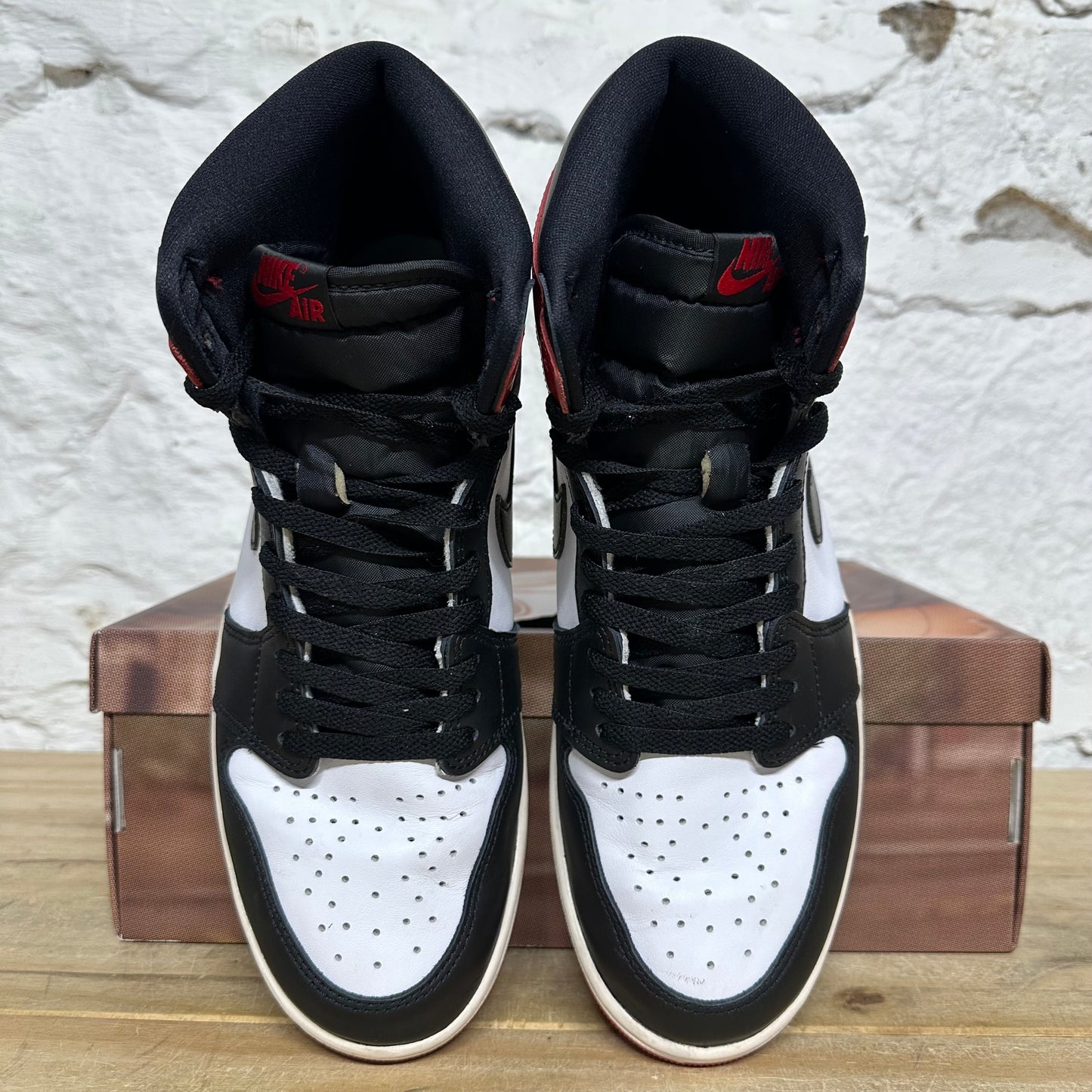 Air Jordan 1 High Black Toe Reimagined Sz 11