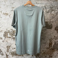 Givenchy White Spellout T-Shirt Sky Blue Sz M