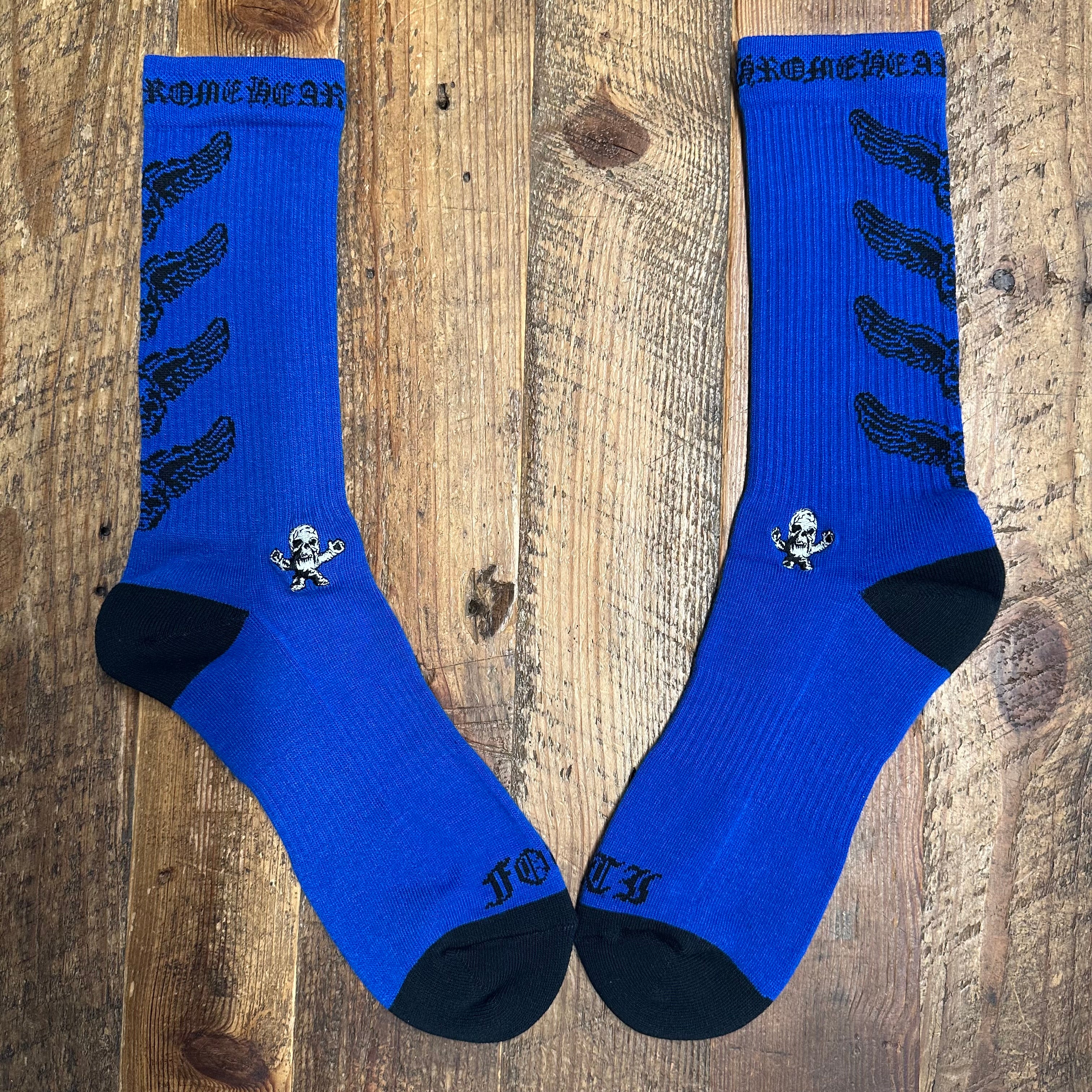 Chrome Hearts Blue Black Foti Socks DS