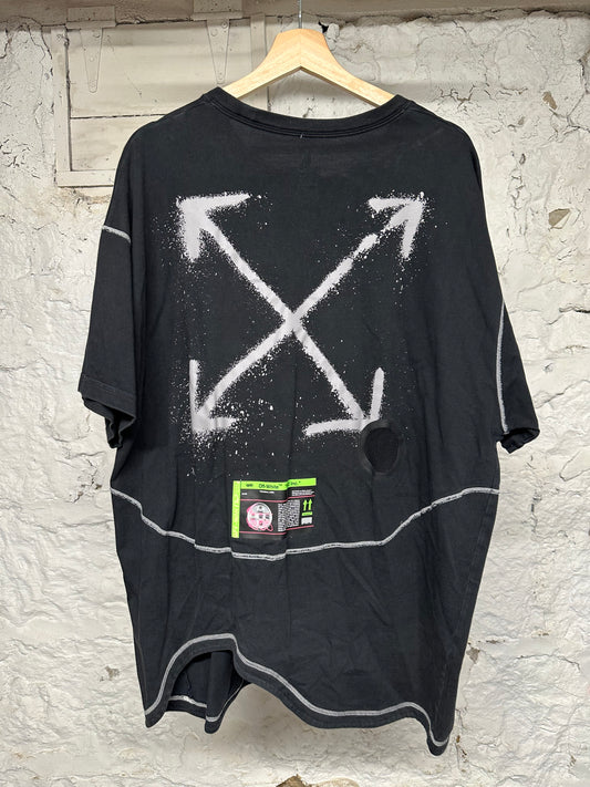 Off White Nike Black T-Shirt Sz XL