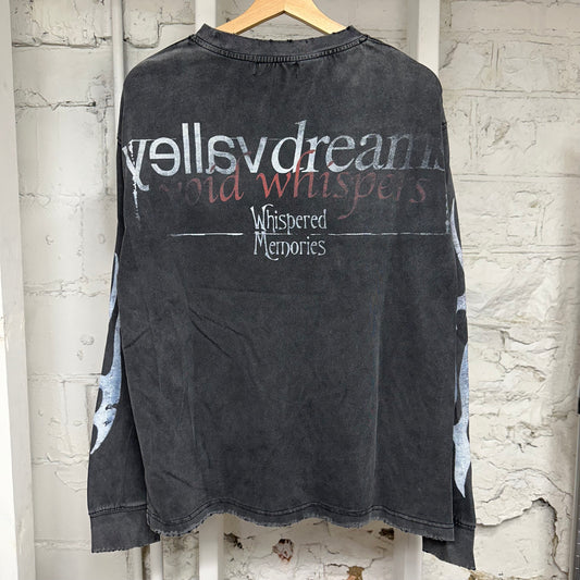 Vale Psychopath Black Long Sleeve T-Shirt Sz S