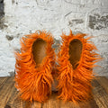 Marni Fussbett Sabot Orange Fur Mule Sz 10 (43)