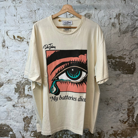 Gallery Dept DJ Eye T-shirt Cream Sz XL