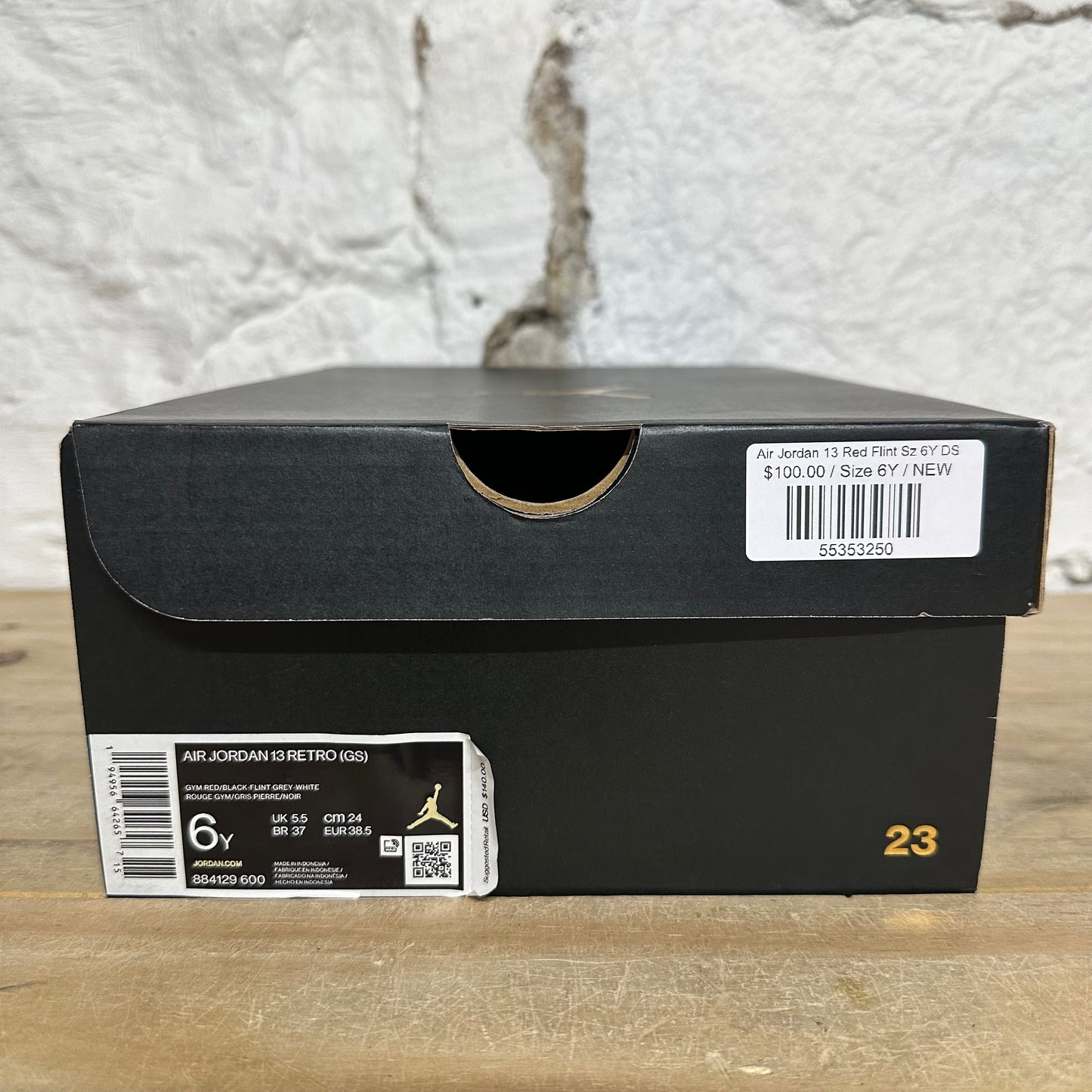 Air Jordan 13 Red Flint Sz 6Y DS