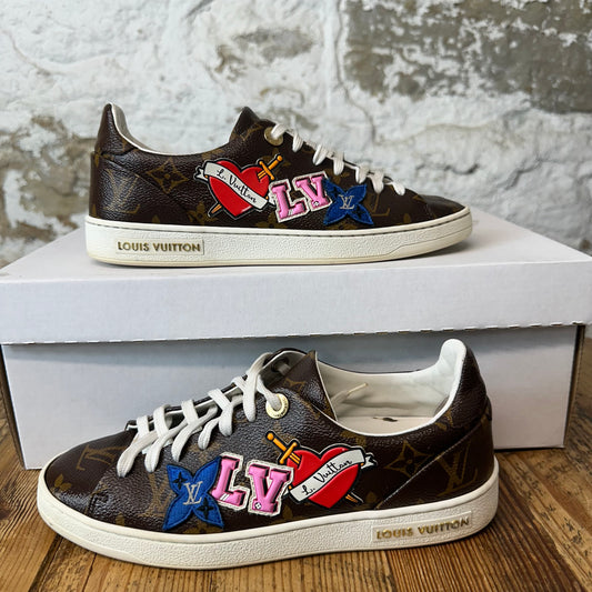 Louis Vuitton Patches Brown Monogram Front Row Sneaker Sz 4.5 (36)