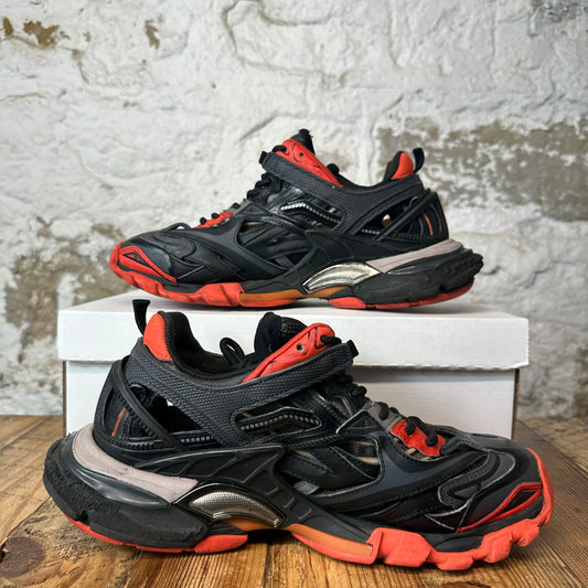 Balenciaga Track 2 Black Red Sneaker Sz 10 (43)