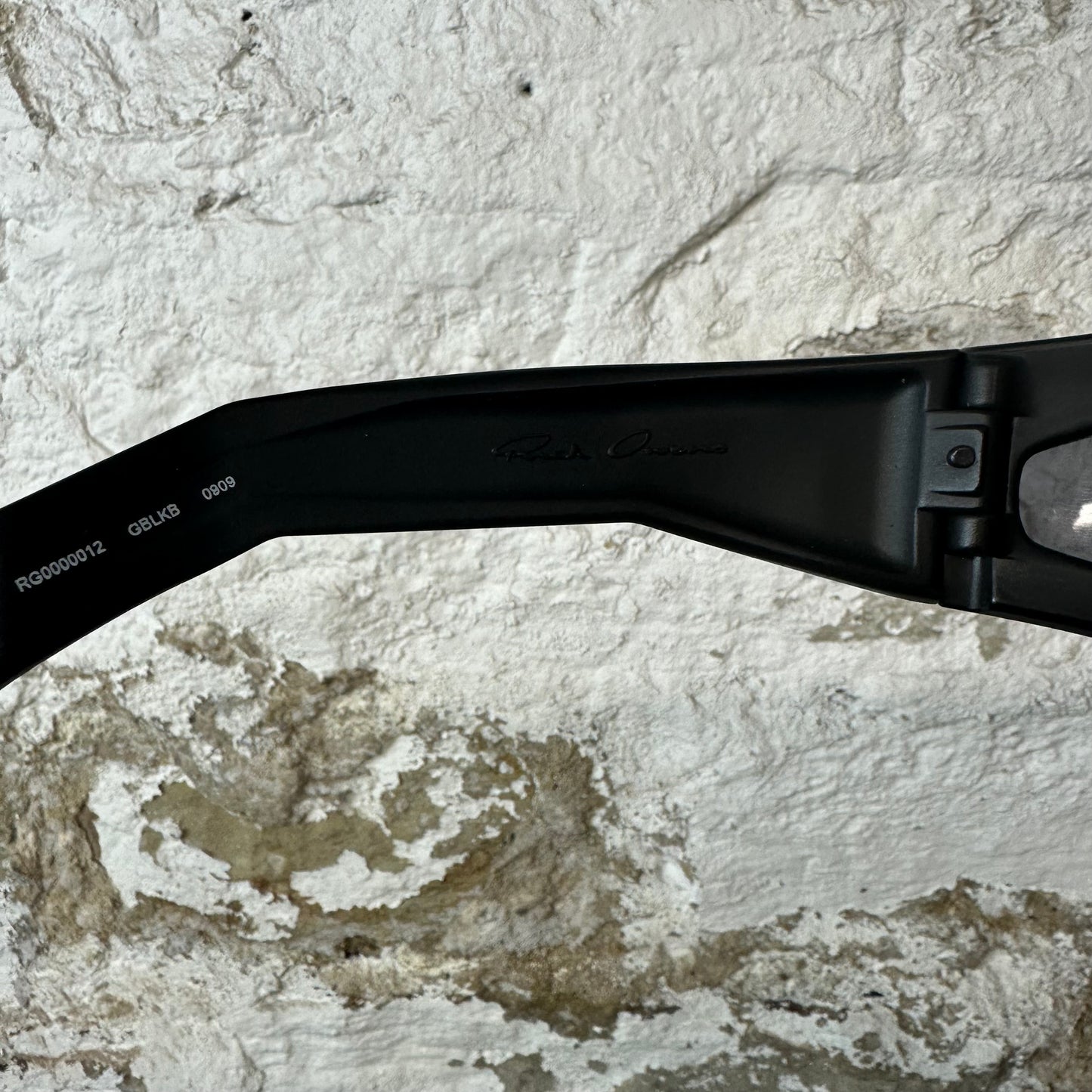 Rick Owens Black Ryder Sunglasses