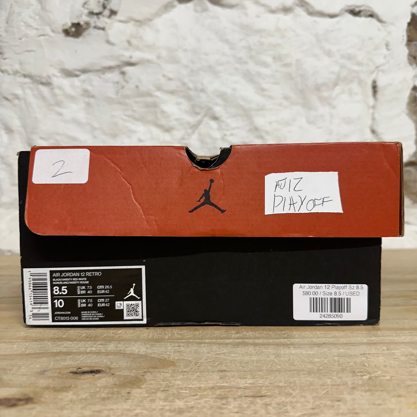 Air Jordan 12 Playoff Sz 8.5