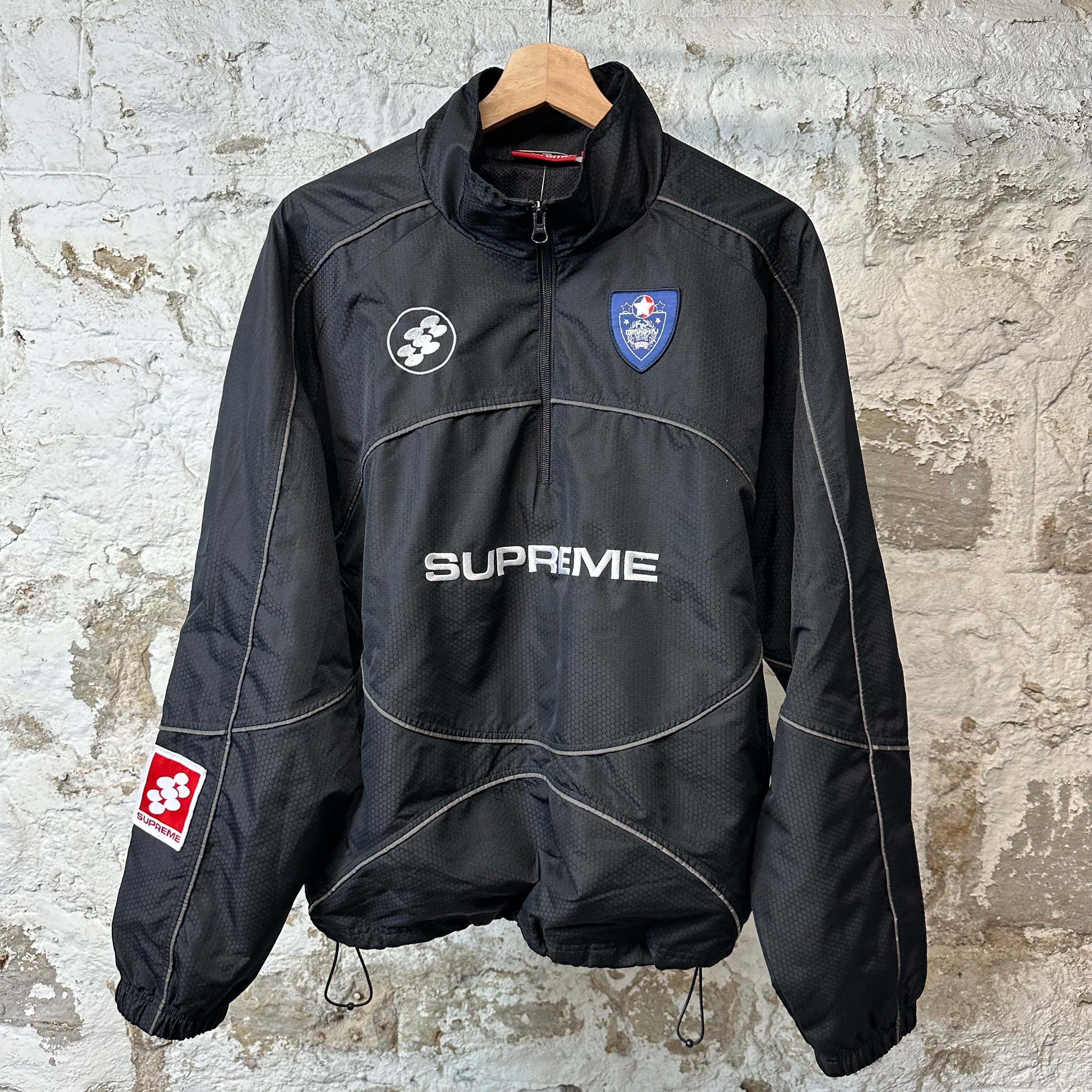 Supreme Reflective Piping Pullover Jacket Black Sz M